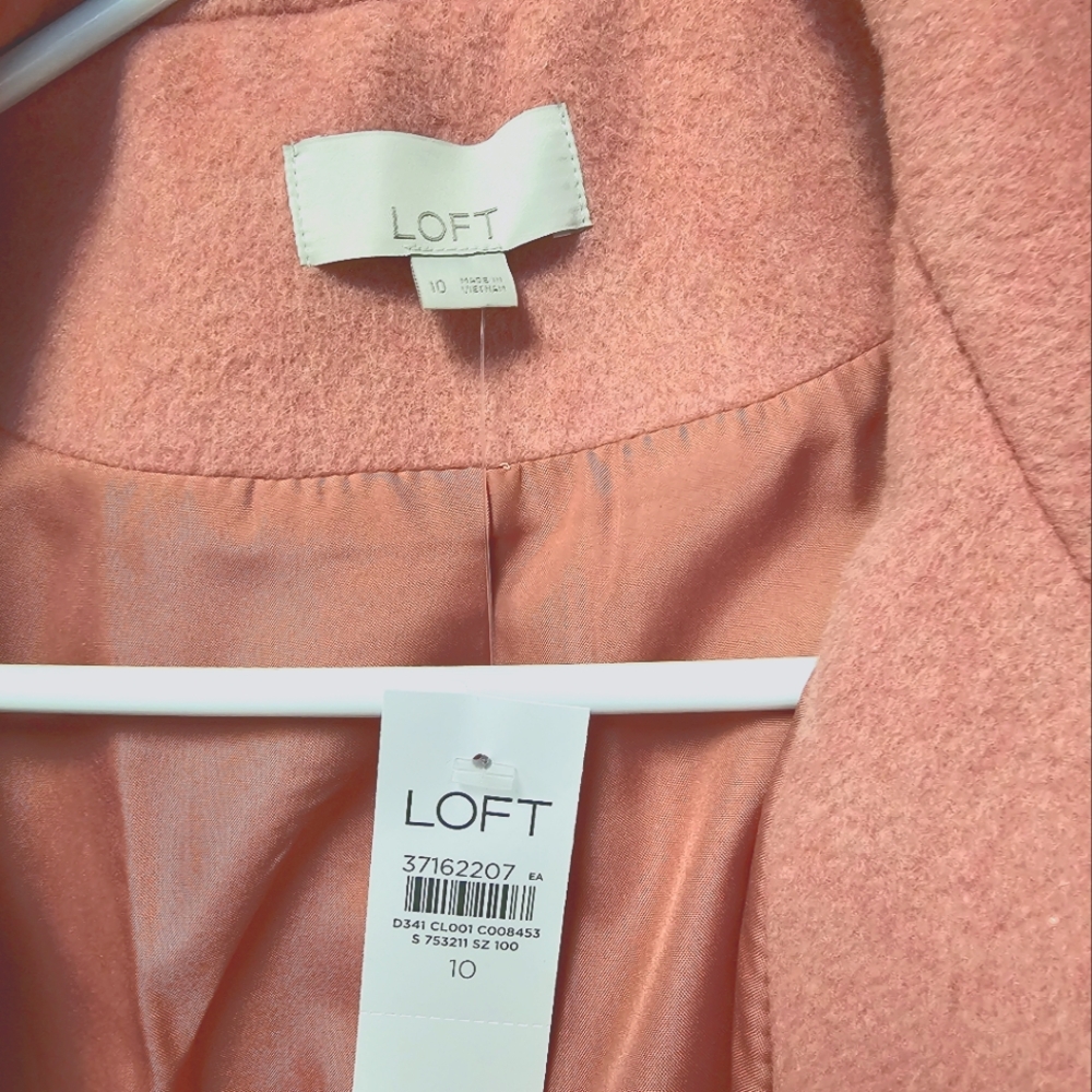 NWT Loft Wool Pea Coat